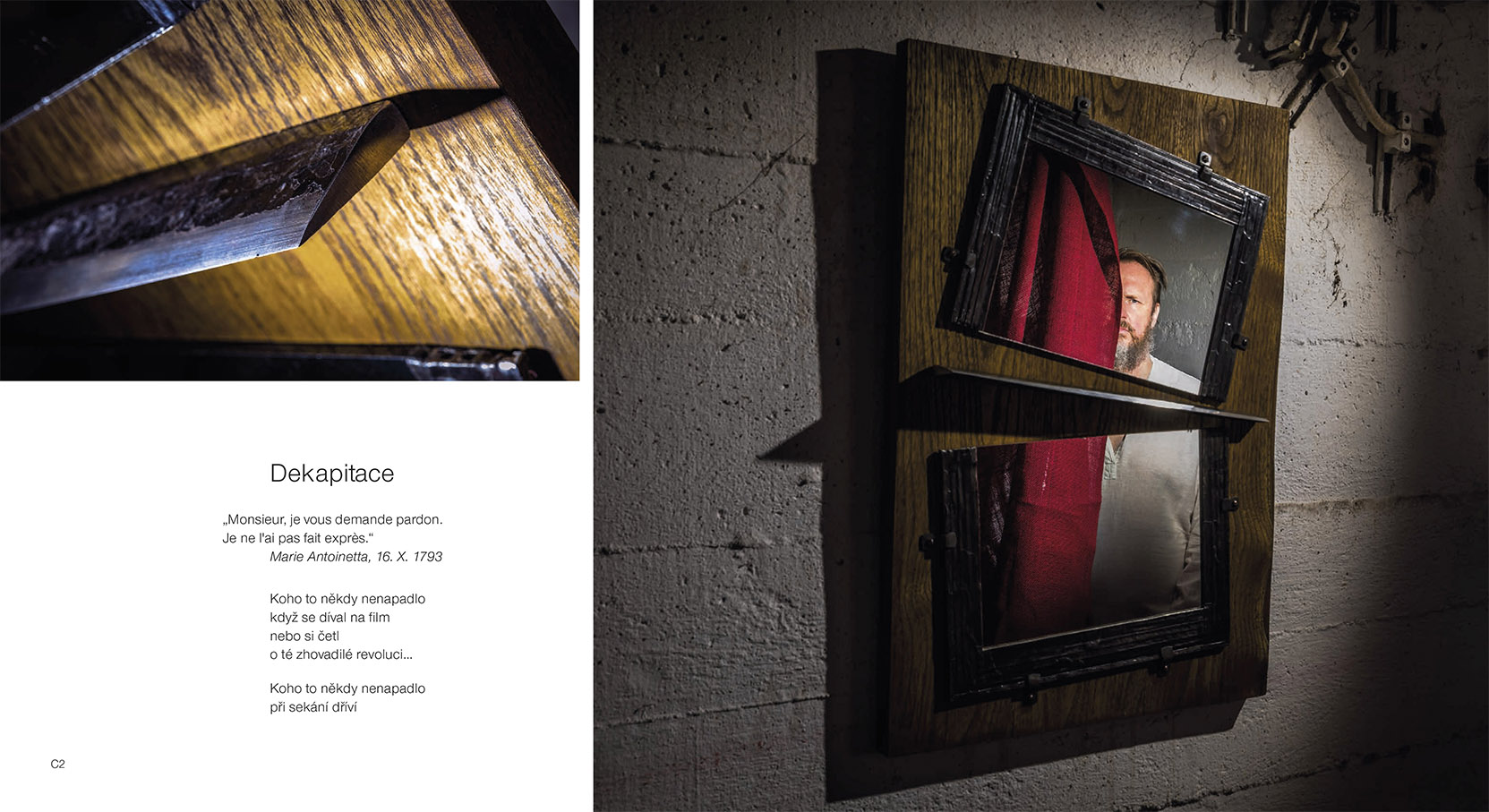 Kniha uměleckořemeslné poezie Srdcadlení, vitrážista Petr Coufal a fotograf Martin Frouz